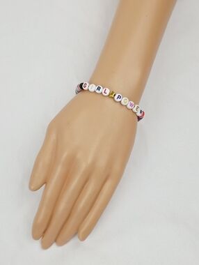 3 FOR $15 🧡 Handmade Clay Bead Multi Color Girl Power  Bracelet
